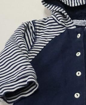 gefütterte Sweatjacke Gr. 62 von Dirkje (283)